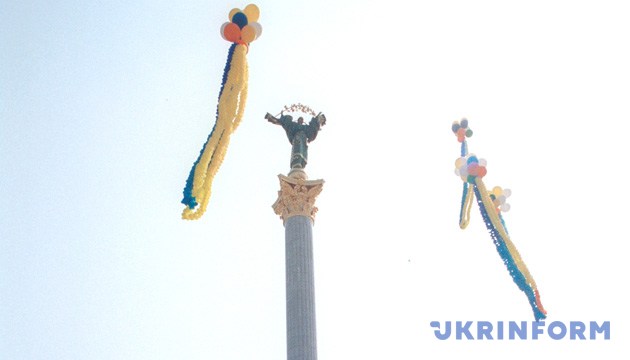 На фото: Монумент Незалежності України. Фото Укрінформу.