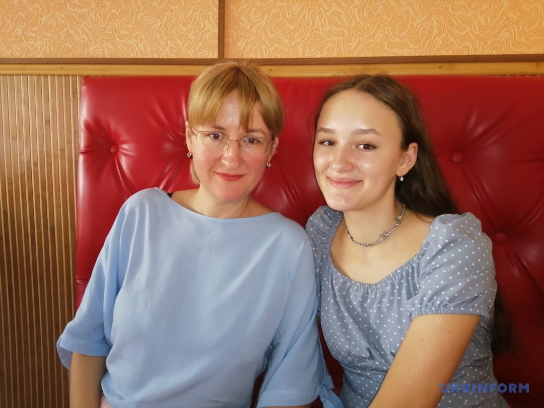 Вікторія Панченко з мамою Оленою