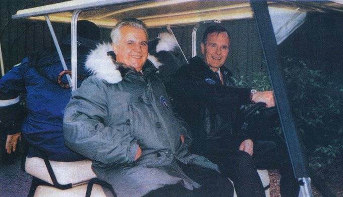 Леонід Кравчук і Джордж Буш. Травень 1992 року