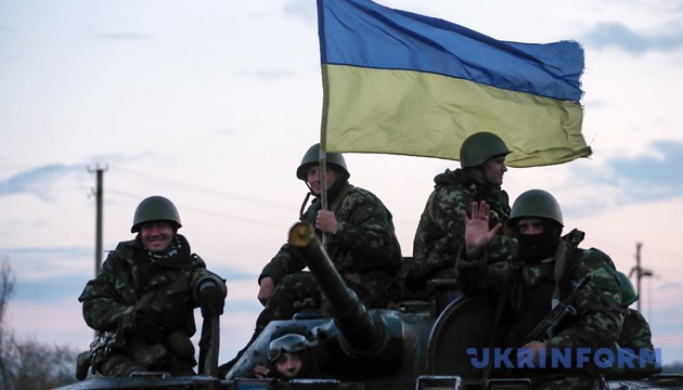 Військовослужбовці 25-ї окремої повітрянодесантної бригади ВДВ ВС України під Слов'янськом у Донецькій області, 14 квітня 2014 року