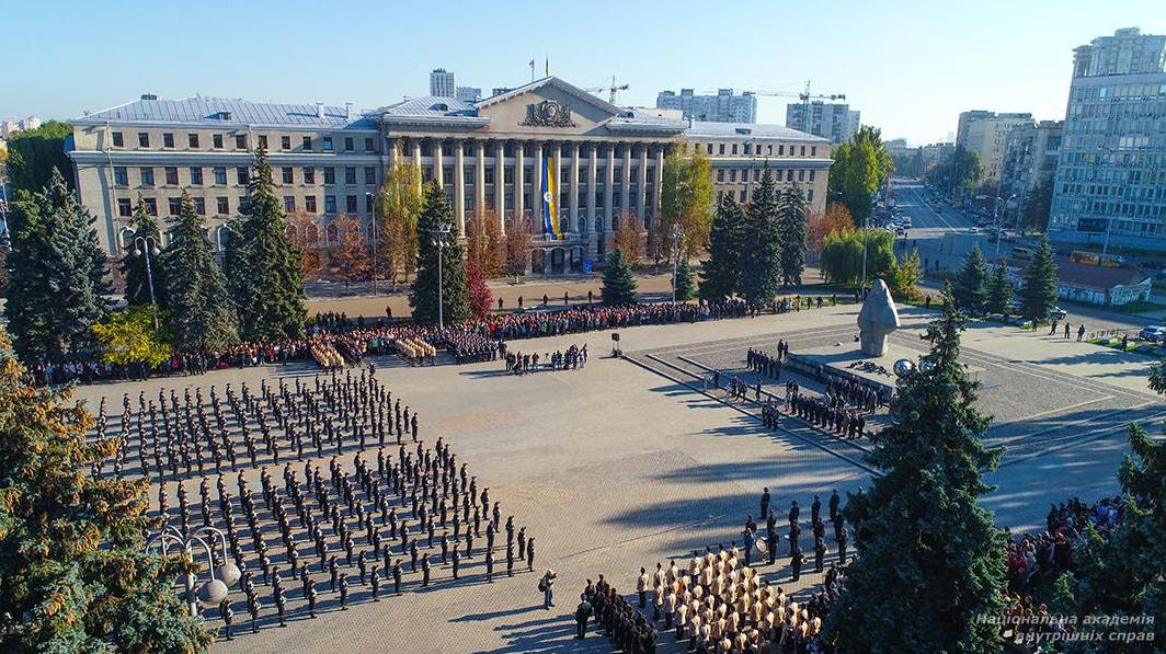 Підпис Меморіал працівникам органів внутрішніх справ, загиблим під час виконання службових обов'язків. Київ