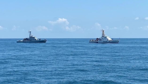 Ukraine, Georgia navies take part in PASSEX joint exercise in Black Sea