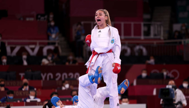 Ukrainian karateka Terliuga wins silver medal at 2020 Olympics