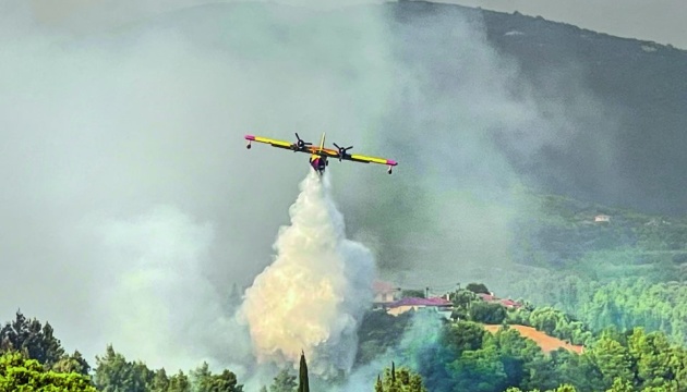 На грецькому Пелопенесі через лісові пожежі евакуювали понад 20 населених пунктів