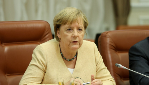 Merkel condemns Putin's war of aggression