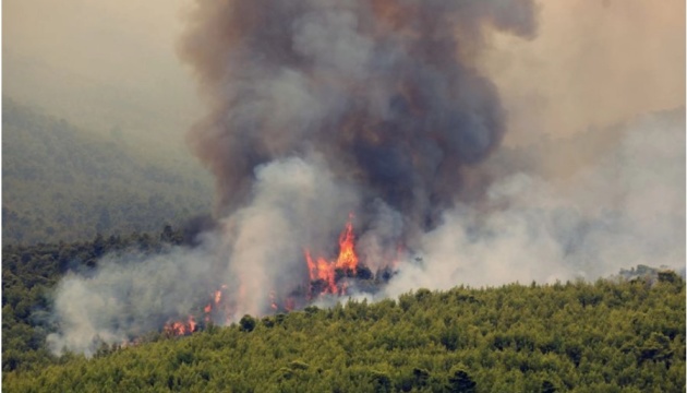 На грецькому острові Евбея спалахнула ще одна пожежа