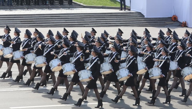 Celebraciones y desfile de tropas con motivo del Día de la Independencia de Ucrania