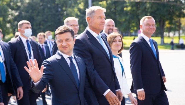 Zelensky hopes EU will support EU membership perspective of Association Trio states