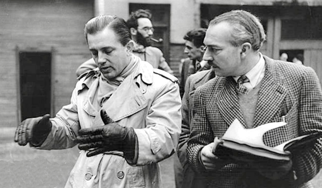 режисер Едвард Дмитрик та та постановник діалогів Едді Рубін, друга половина 1950-х рр.
