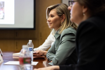 At Stanford, Olena Zelenska discusses inclusion and equal access to education 