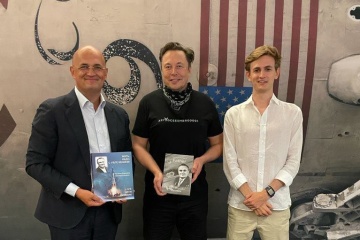 Elon Musk meets Serhiy Koroliov’s descendants