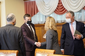 Finanzminister Martschenko trifft sich mit Anna Bjerde
