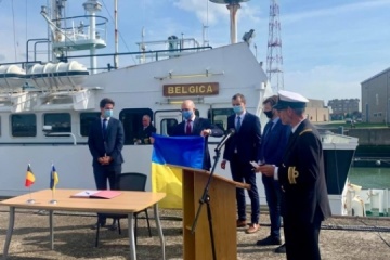 La Belgique a transféré à l'Ukraine un navire de recherche pour la surveillance de la mer Noire et de la mer d'Azov