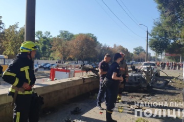 Zwei Menschen sterben bei Autoexplosion in Dnipro