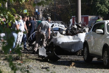 Autoexplosion in Dnipro mit zwei Toten: Polizei geht von Terroranschlag aus