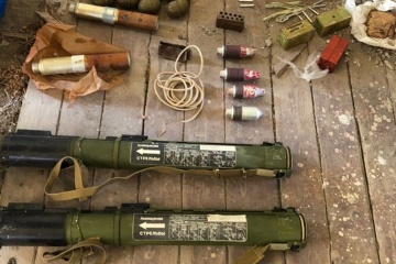 SBU discovers cache with explosives, anti-tank grenades in Zakarpattia