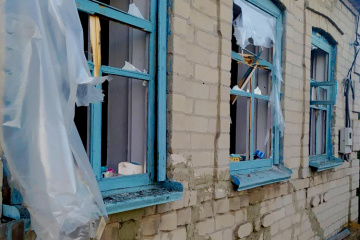 Beschädigte Häuser, kein Strom: Besatzer nehmen Dorf Taramtschuk unter Beschuss