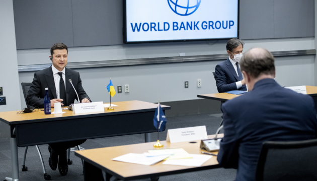 Selenskyj lädt Weltbank ein, sich der Transformation der Ukraine anzuschließen
