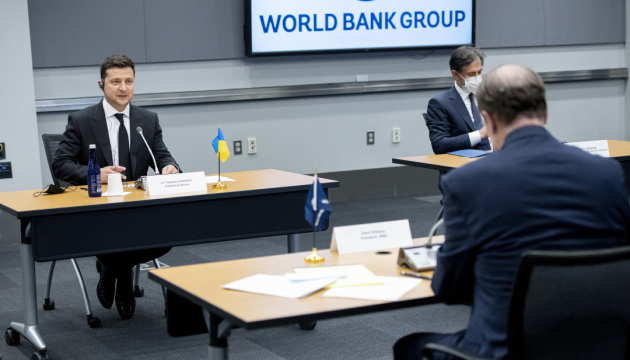 Зеленський запропонував Світовому банку долучитися до трансформації України 
