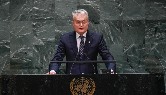 Nausėda at UN: Policy of non-recognition of occupation of Crimea must be reinforced