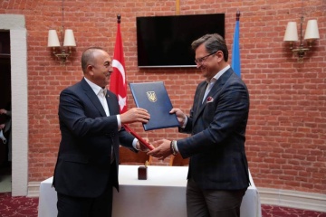 Kuleba erörtert mit türkischem Außenminister Sicherheit im Schwarzen Meer
