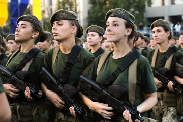 Number of Ukrainian servicewomen has increased 2.5-fold since 2014