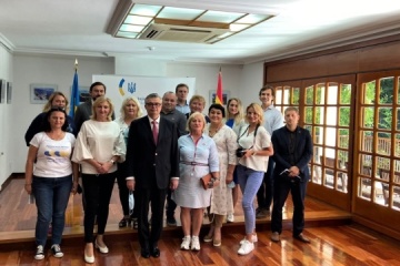 El embajador Pohoreltsev se reúne con la comunidad ucraniana en España