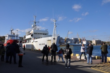 Research Vessel Belgica arrives in Odesa