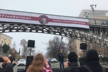 Kyiv hosts rally in support of Kremlin prisoners
