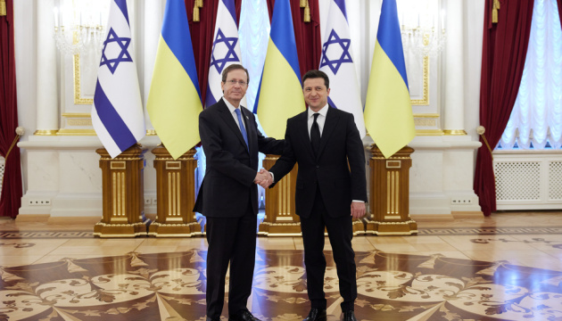 Zelensky se reúne con el presidente de Israel