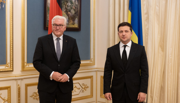 Zelensky se reúne con el presidente de Alemania