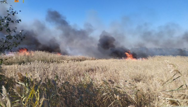 ЗСУ спростовує фейк, що пожежа загрожувала військовим складам у Балаклії