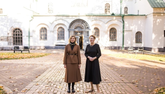 Дружини президентів України та Німеччини відвідали Софію Київську