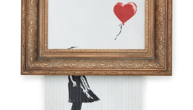 Картину Бенксі «зі шредера» продали за понад 18,5 млн фунтів стерлінгів