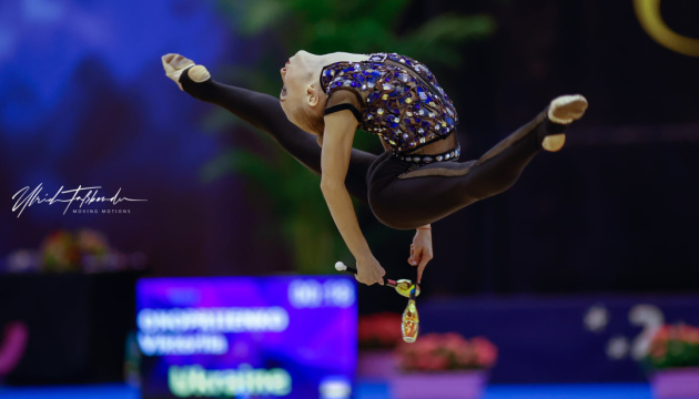 Оноприенко выиграла 4 медали на этапе Гран-при по художественной гимнастике