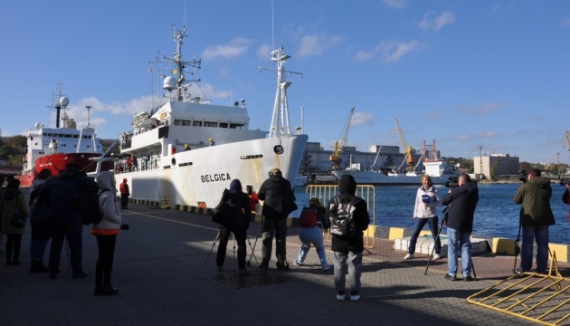 Research Vessel Belgica arrives in Odesa