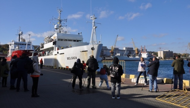 Forschungsschiff Belgica kommt in Odessa an