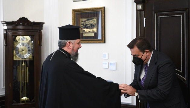 Metropolitan Epifaniy, European Commission Vice President talk religious freedom protection_1