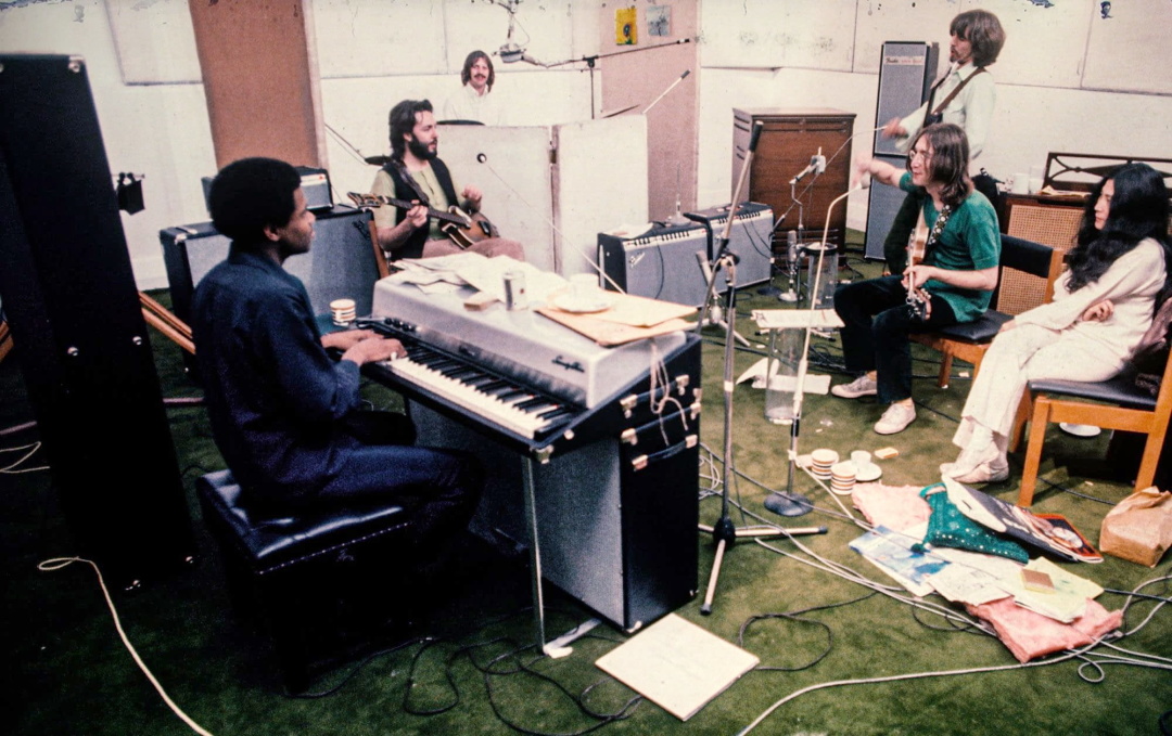 “The Beatles” на “Twickenham Film Studios” у Західному Лондоні, січень 1969 р.
