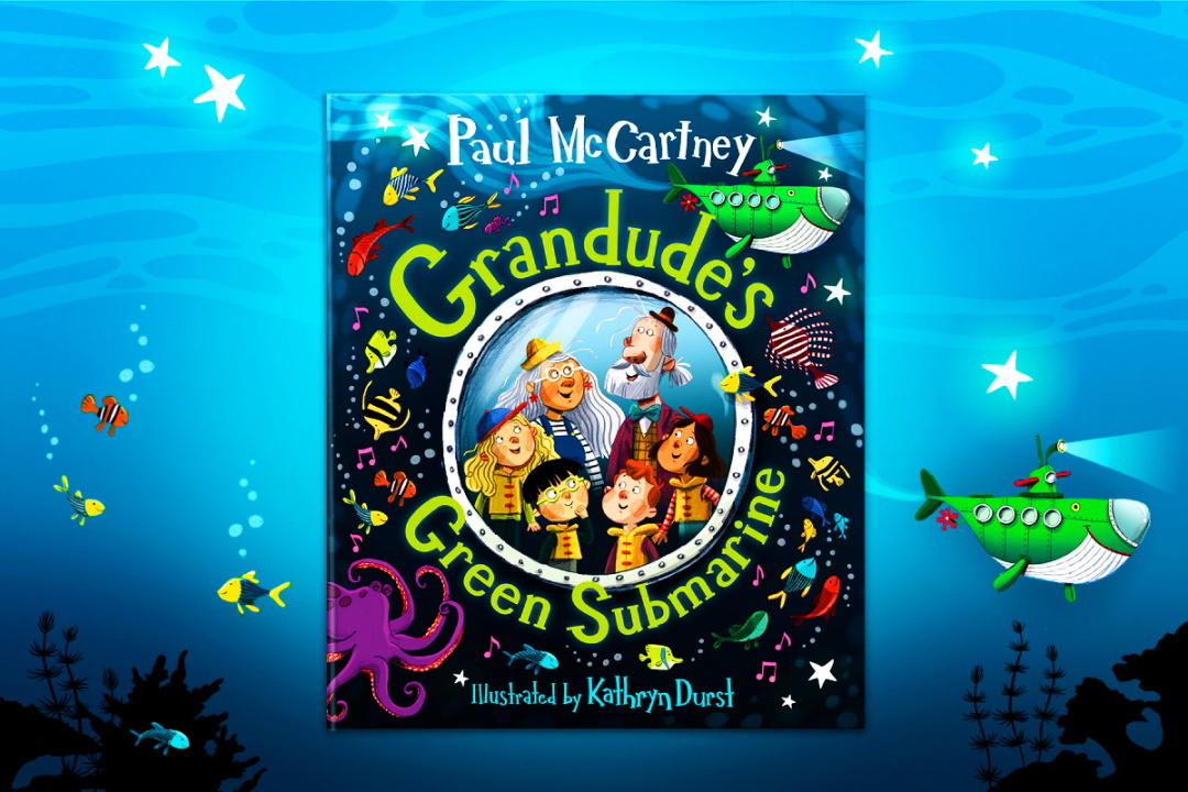 обкладинка дитячої  книжки “Зелений підводний човен Грандуда” 1