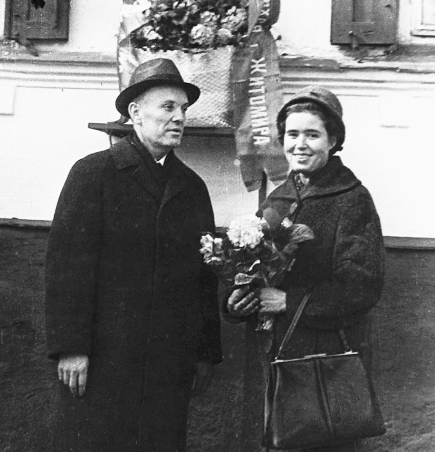 Борис Євгенович Патон із дружиною Ольга Борисівнаі, Житомир
