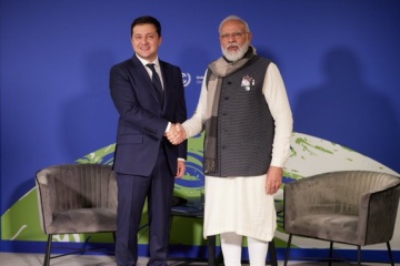 ゼレンシキー大統領、モディ・インド首相と会談
