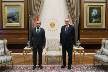 Ukrainian ambassador presents credentials to Erdogan
