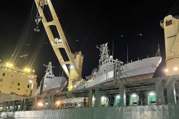 米国供与のアイランド型巡視船２隻、ウクライナへ向け出航