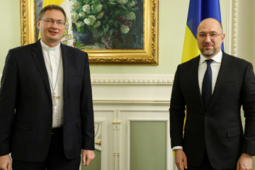 Shmyhal meets with newly appointed Apostolic Nuncio to Ukraine