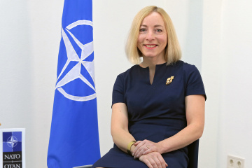 Vineta Kleine, directora del Centro de Documentación e Información de la OTAN en Ucrania