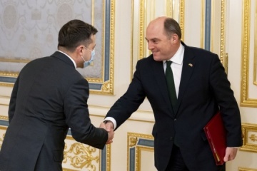 Selenskyj trifft sich mit dem britischen Verteidigungsminister. Flotte und Nord Stream 2 auf der Agenda