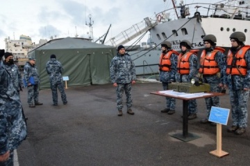 Ukraine Navy tests out anti-sabotage protection of national fleet