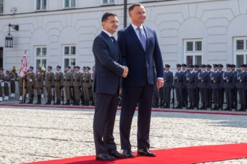 ゼレンシキー大統領、ポーランド大統領と地域情勢を協議