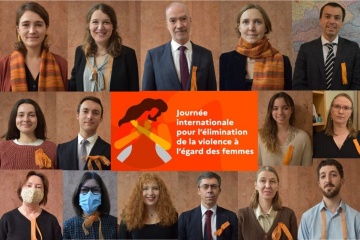 L’Ambassade de France en Ukraine participe à la campagne contre les violences faites aux femmes